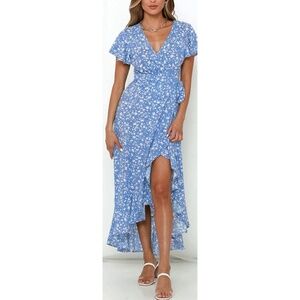 NEVER WORN M Zesica Wrap Dress